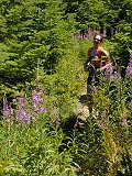 Ann on the trail